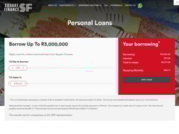 Square Finance Bad credit loan