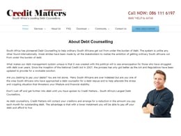 Credit Matters Debt review