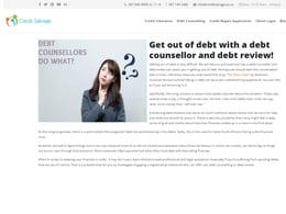 Credit Salvage Debt review