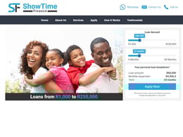 ShowTime Finance Bad credit loan