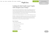 Hoopla Loans Bad credit loan