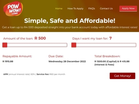 Quick Consolidation Loans homepage